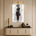 Crimson Couture with silver frame