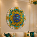 Jewelled Gold Evil Eye Mandala lifestyle view