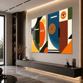 Geometric Faces Panel angled lifestyle view
