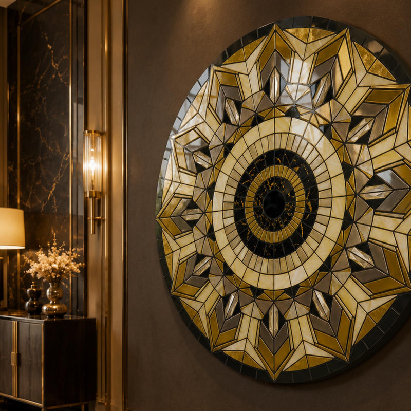 Art Deco Crystal Star Mosaic lifestyle view