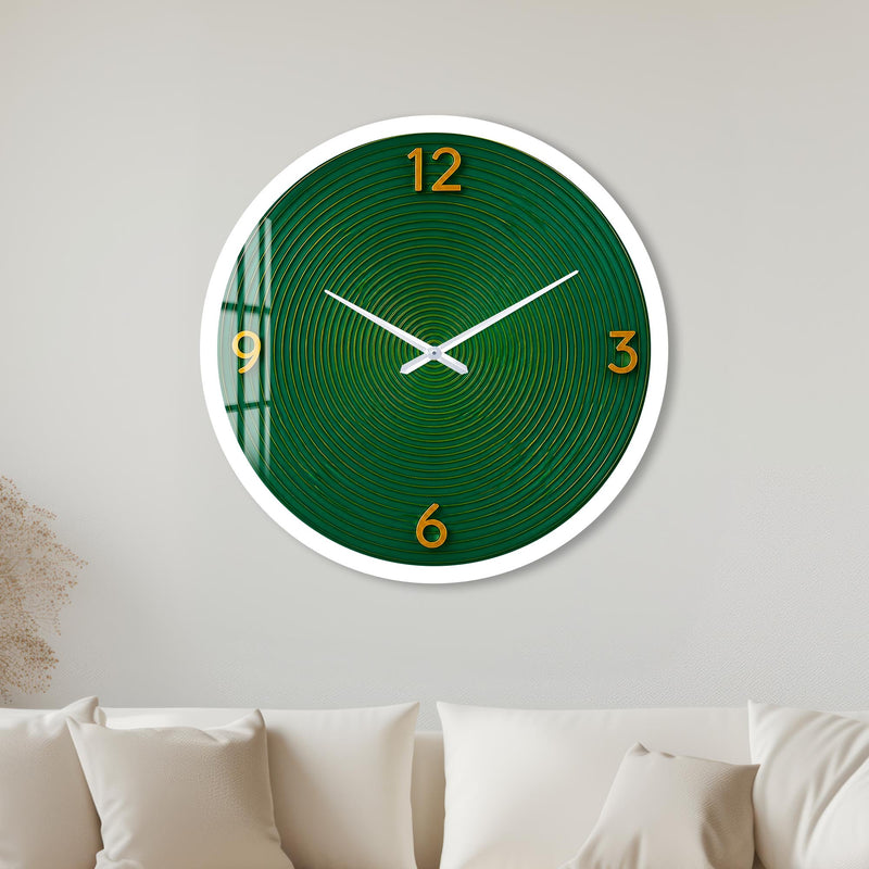 Emerald Ripple with white frame