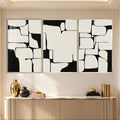 Abstract Balance with silver frame