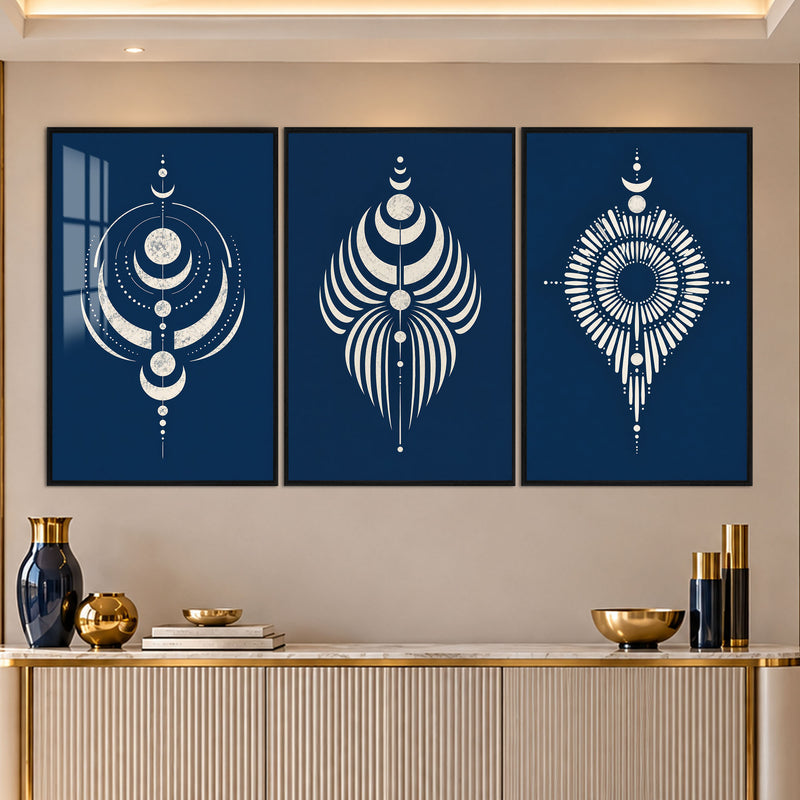 Celestial Moon with black frame