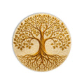 Golden Tree Of Life product shot on white background