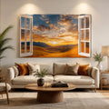 Desert Window Sunset lifestyle view