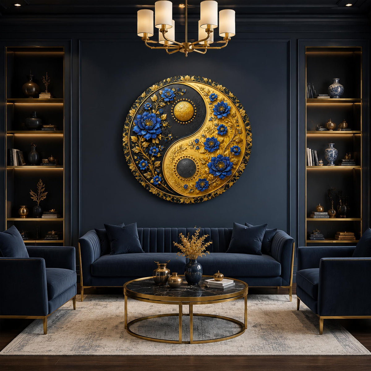 Floral Yin Yang lifestyle view