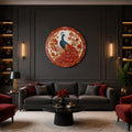 Crimson Blossom Peacock lifestyle view