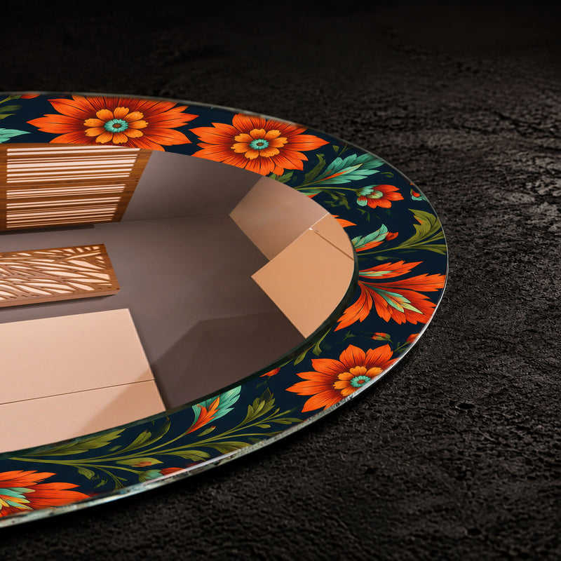 Midnight Orange Blooms lifestyle view