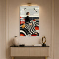 Seaside Serenity with white frame