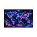 Cosmic World Map product shot on white background