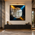 Radiant Duality with gold frame