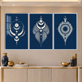 Celestial Moon with white frame