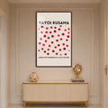 Kusama Dot Symphony with walnut frame