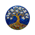 Blossoming Gold Tree On Royal Blue product shot on white background