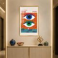 Kusama Vision with gold frame