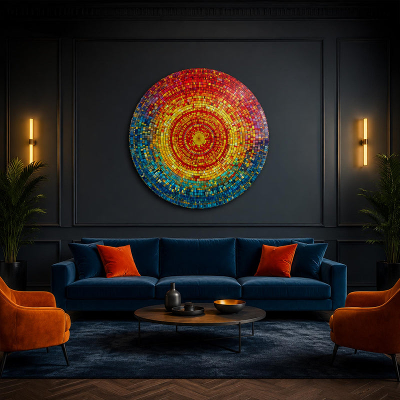 Radiant Mosaic Sunburst lifestyle view