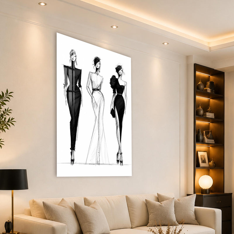 Monochrome Fashion Trio lifestyle view