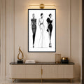 Monochrome Fashion Trio with black frame
