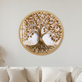 Golden Tree of Life with gold frame