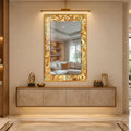 Gilded Baroque Flourish with black frame