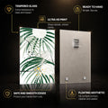 Tropical Rhythm — tempered glass, ultra HD print, ready to hang