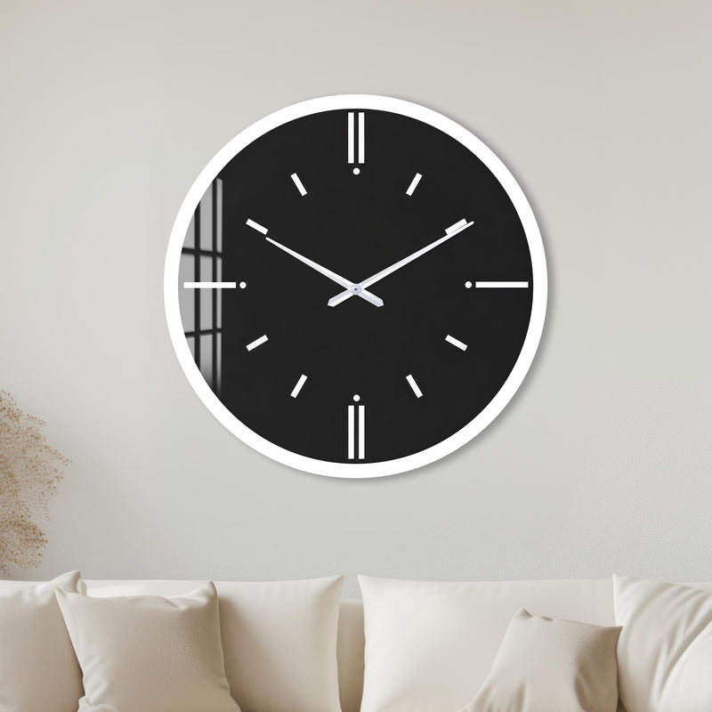 Minimalist Black Dial with white frame