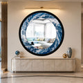 Ocean Wave Portal with black frame