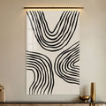 Artronauts Glass Print Flowing Contours Glass Wall Art