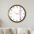 Purple Pattern Stripe with gold frame