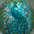 Turquoise Peacock And Magnolia lifestyle view