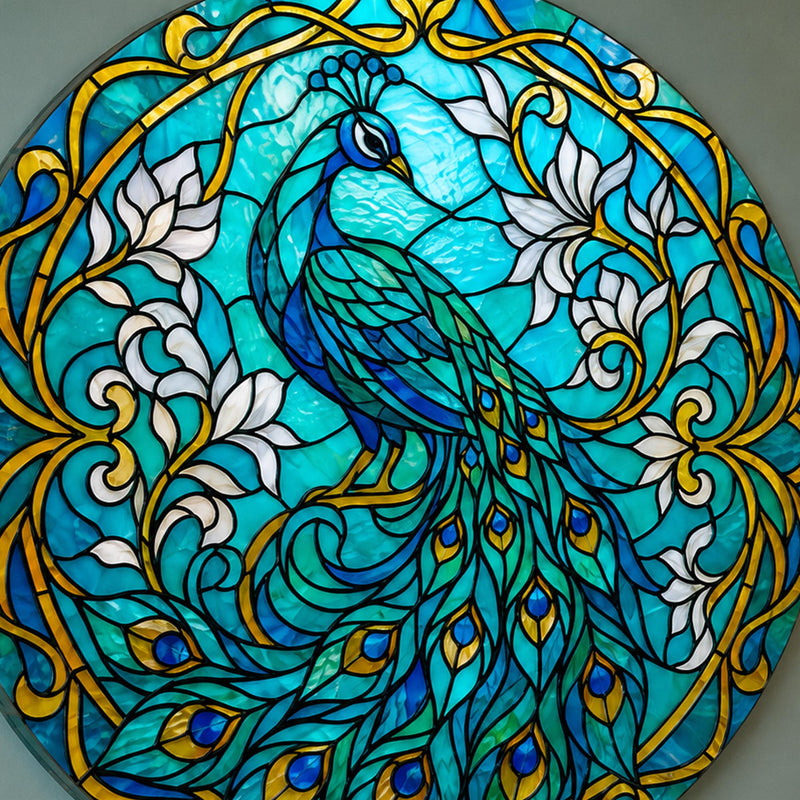 Turquoise Peacock And Magnolia lifestyle view