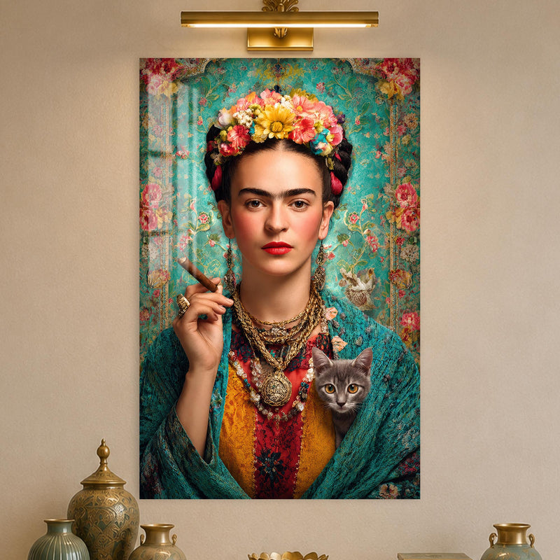 Floral Icon Portrait lifestyle view
