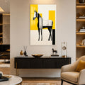 Geometric White Horse lifestyle view