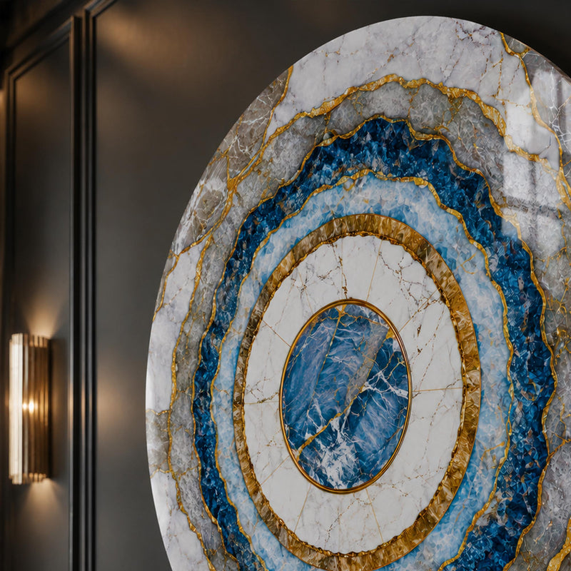 Sapphire Agate Rings lifestyle view