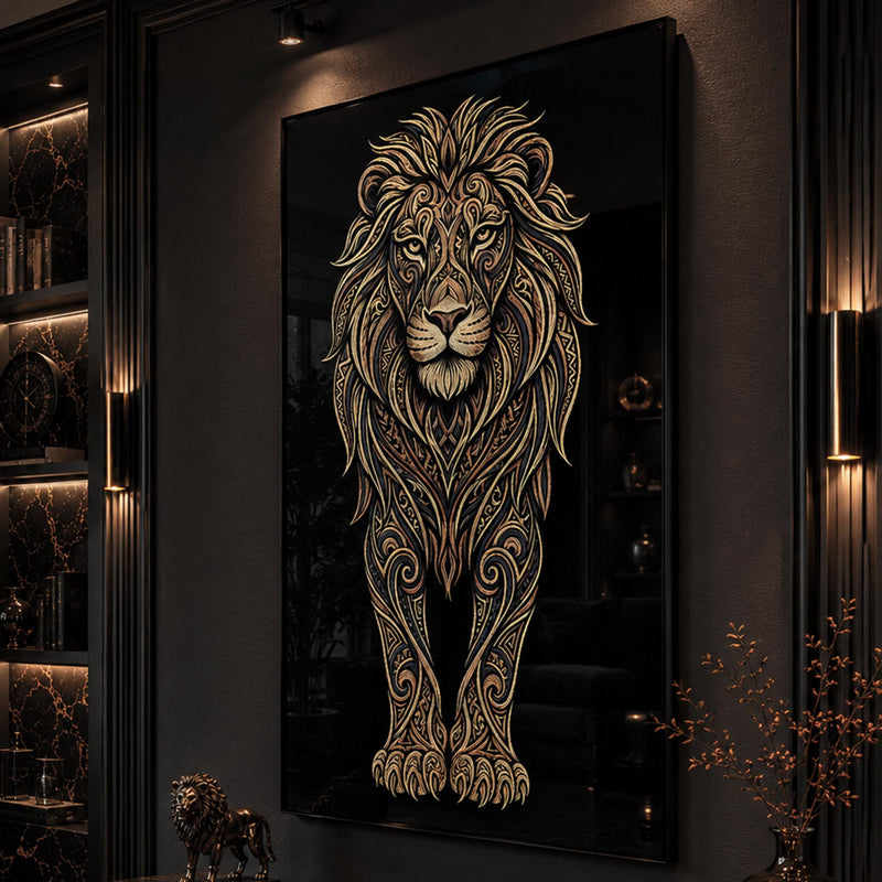 Ornate Golden Lion lifestyle view