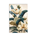 Artronauts Glass Print Midnight Magnolia Garden Glass Wall Art