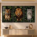 Majestic Big Cat with black frame