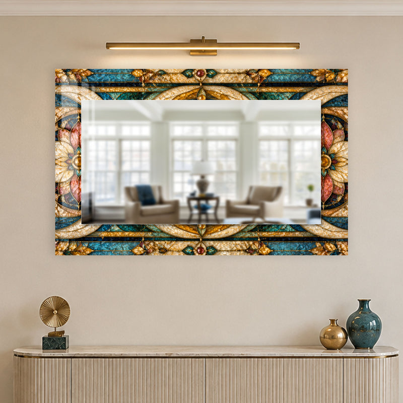 Jeweled Lotus Mosaic lifestyle view