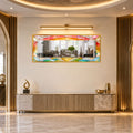 Radiant Mosaic Arches with gold frame