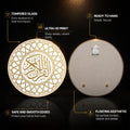 Al-Quran Al-Kareem Medallion — tempered glass, ultra HD print, ready to hang