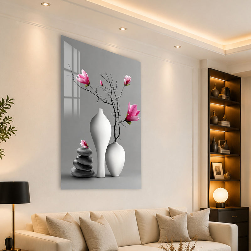 Pink Magnolia Still Life angled lifestyle view