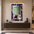 Celestial Jewel Mosaic with black frame