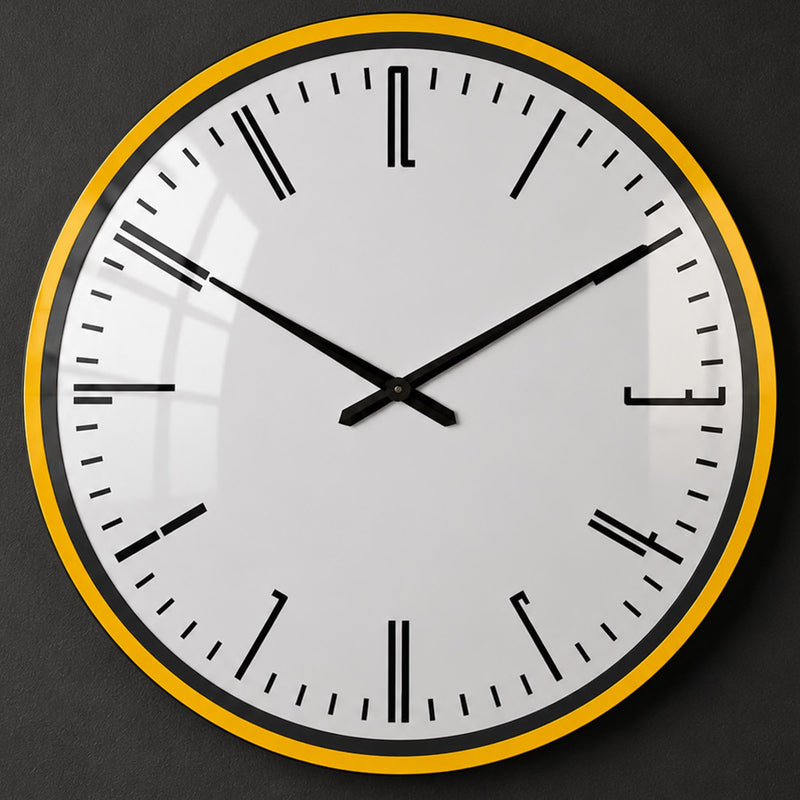 Yellow Minimalist Timepiece lifestyle view