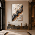 Gilded Earthflow with white frame