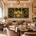 Golden Islamic lifestyle view