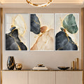 Gilded Stone with white frame