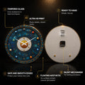 Celestial Zodiac — tempered glass, ultra HD print, ready to hang