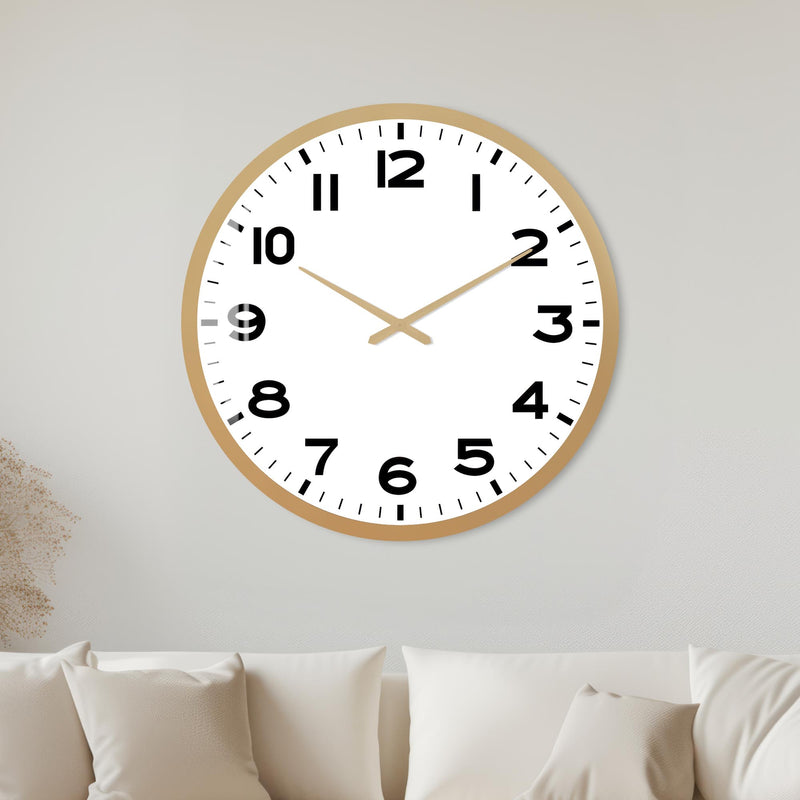 Classic Monochrome Dial with gold frame