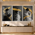 Golden Grace with white frame
