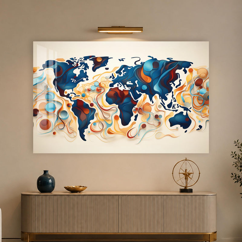 Abstract World Currents lifestyle view